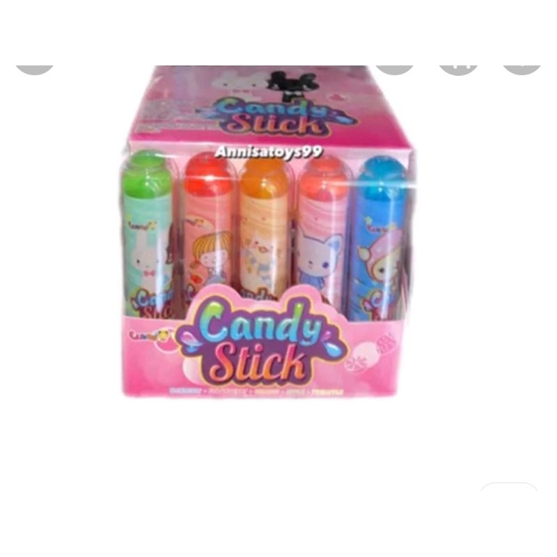 

CANDY STIK PERMEN LIPSTIK LUCU 1 BOX ISI 30 PCS