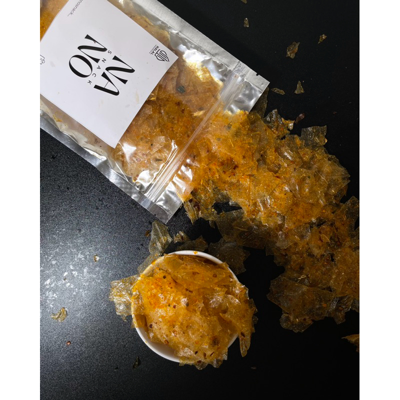 

Keripik Kaca Pedas Gurih Renyah / Cemilan Ringan Kering Gurih By Nanosnack
