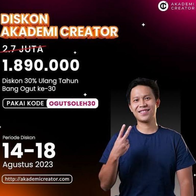 KODE G27B Kelas Akademi Creator  Bang Ogut Mastery