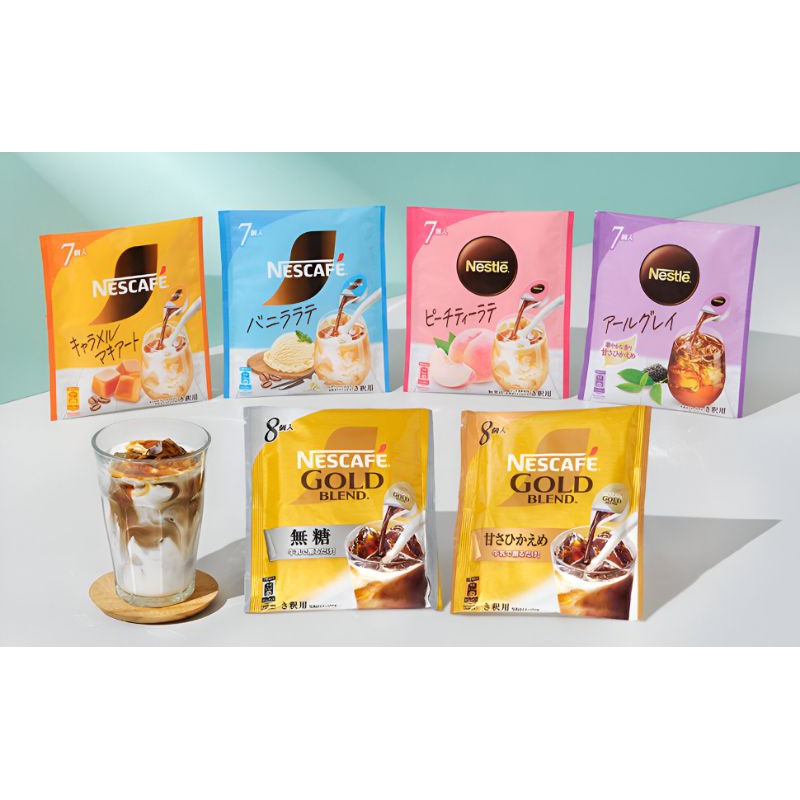 

Matchamori_Nescafe Potion Liquid Coffee Series Caramel Machiato Vanilla Latte Gold Blend Sugar Free Japanese Kopi Jepang Cup Cair Single Eceran