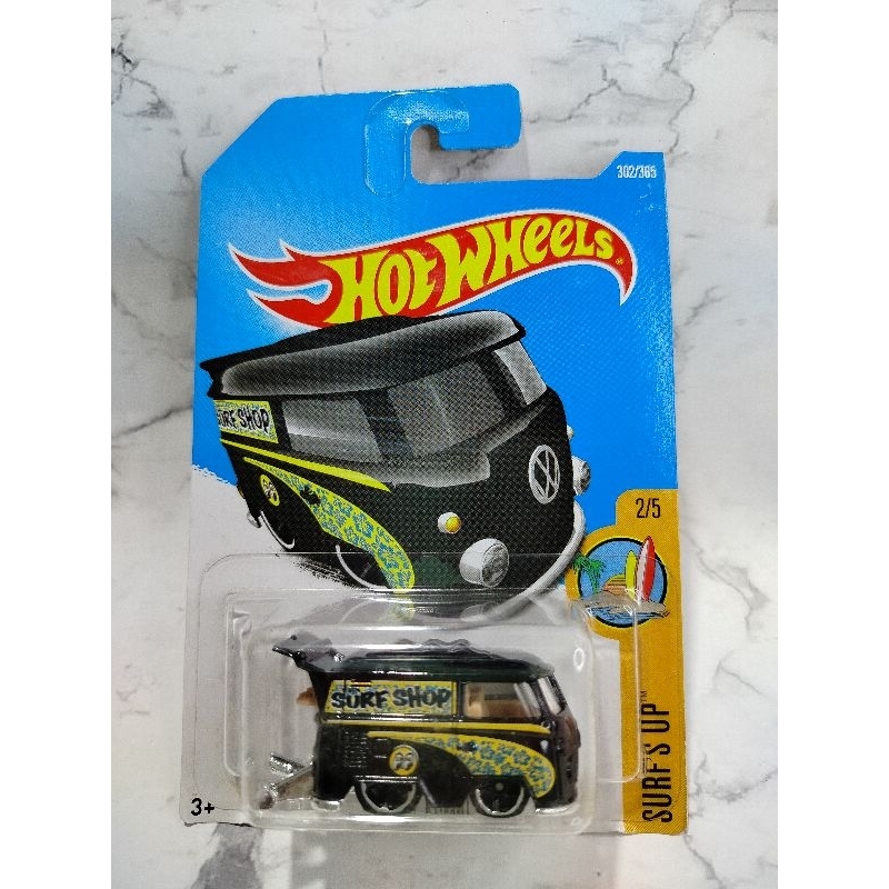 T - HOT WHEELS HOTWHEELS KOOL KOMBI SURF SHOP HITAM