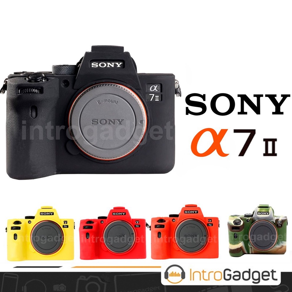 Terbaru Silicone SONY A7 A7II A7R Mark II Silicon Cover Rubber Case Protective