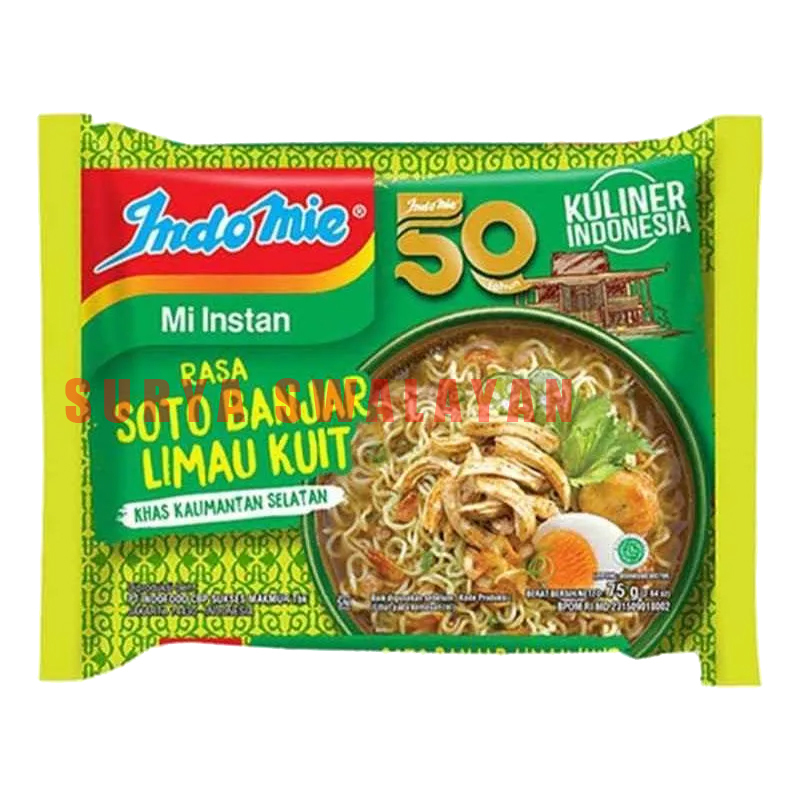 

INDOMIE SOTO BANJAR LIMAU KUIT 75GR