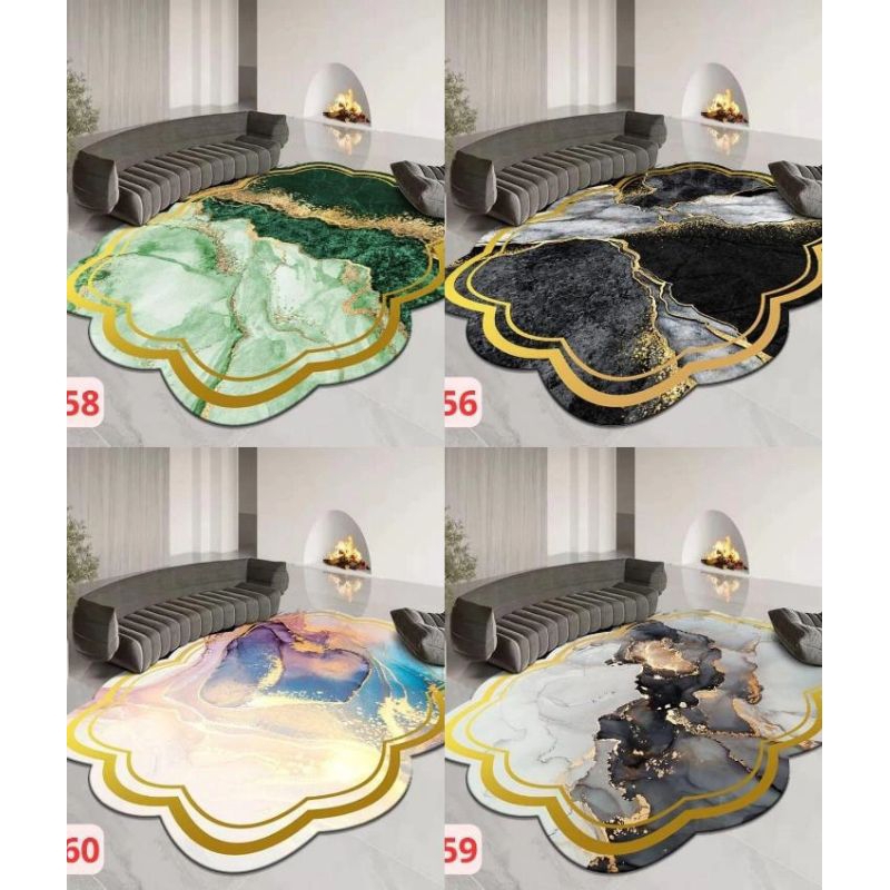 Karpet Aesthetic Import Ukuran 100x150cm