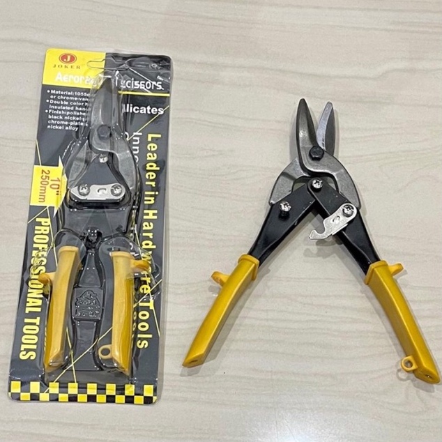 

KODE G9H HPP JOKER gunting aviation 1inci gunting seng baja ringan 1 gunting seng runcing 25cm MILD STEEL ZINC SCISSORS AVIATION TINMAN SNIP gunting pipa holo gunting kawat seng plat gipsum gunting furing snips