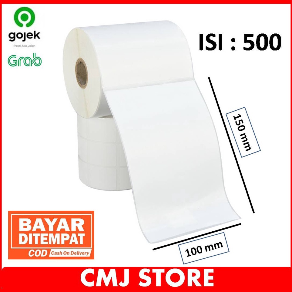 

KODE M43S Thermal Sticker Label Kertas Stiker Label Barcode 1 Roll