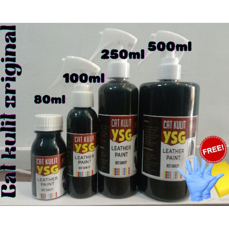 

KODE Q47W cat kulit asli warna hitamcat untuk semua bahan kulit asliisi 8ml1ml25ml dan 5ml