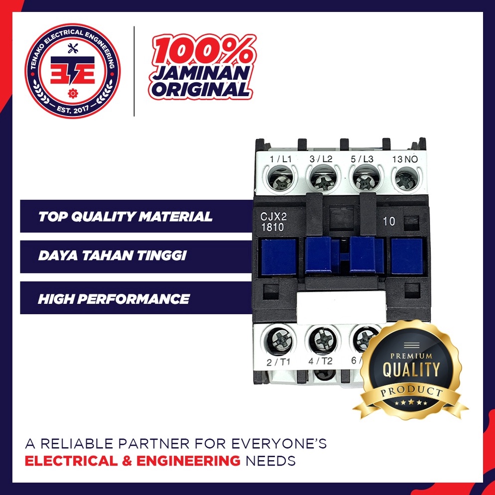 KODE N16C Contactor CJX2181 Kontaktor 18A Kapasitas 18 Amper