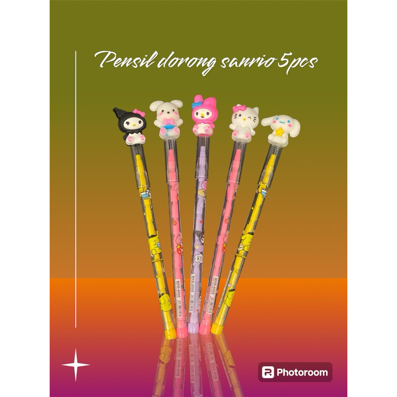 

pensil dorong karakter sanrio 2pcs
