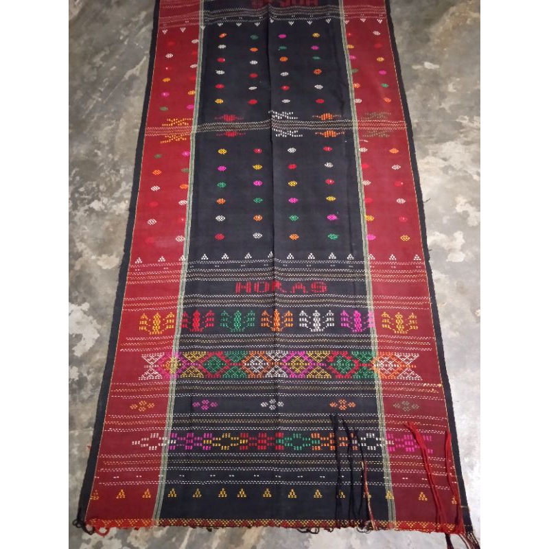 ulos Mandailing/batak sisi merah lebar panonga