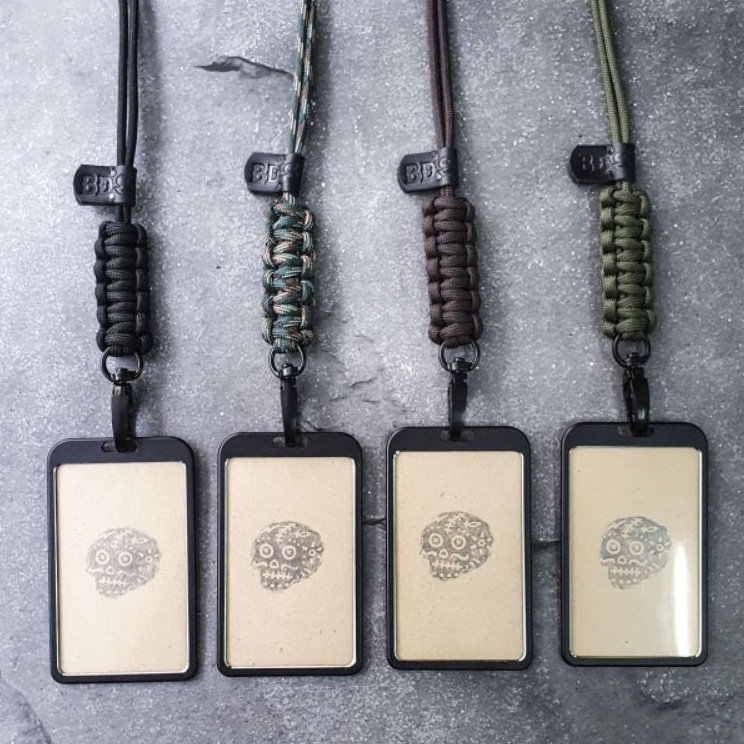 

Sale BDS BLITZ minimalist Paracord lanyard id holder