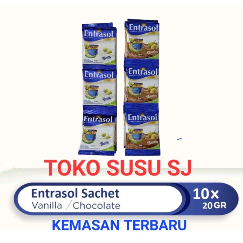 

Termurah ENTRASOL SACHET RENCENG 1X2G VANILA COKLATCHOCOLATEVANILLA