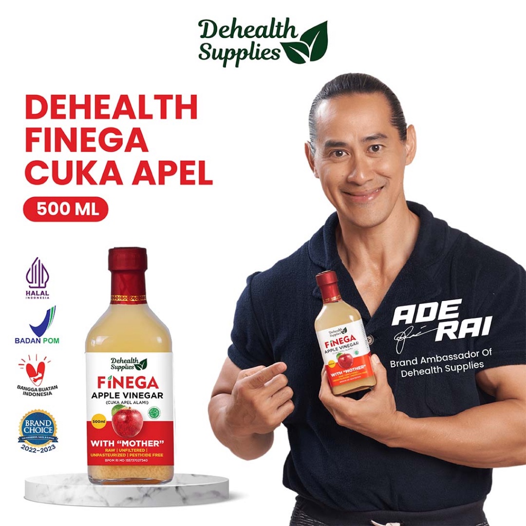 

Terlaris DEHEALTH Vinega Cuka Apel 5 ml