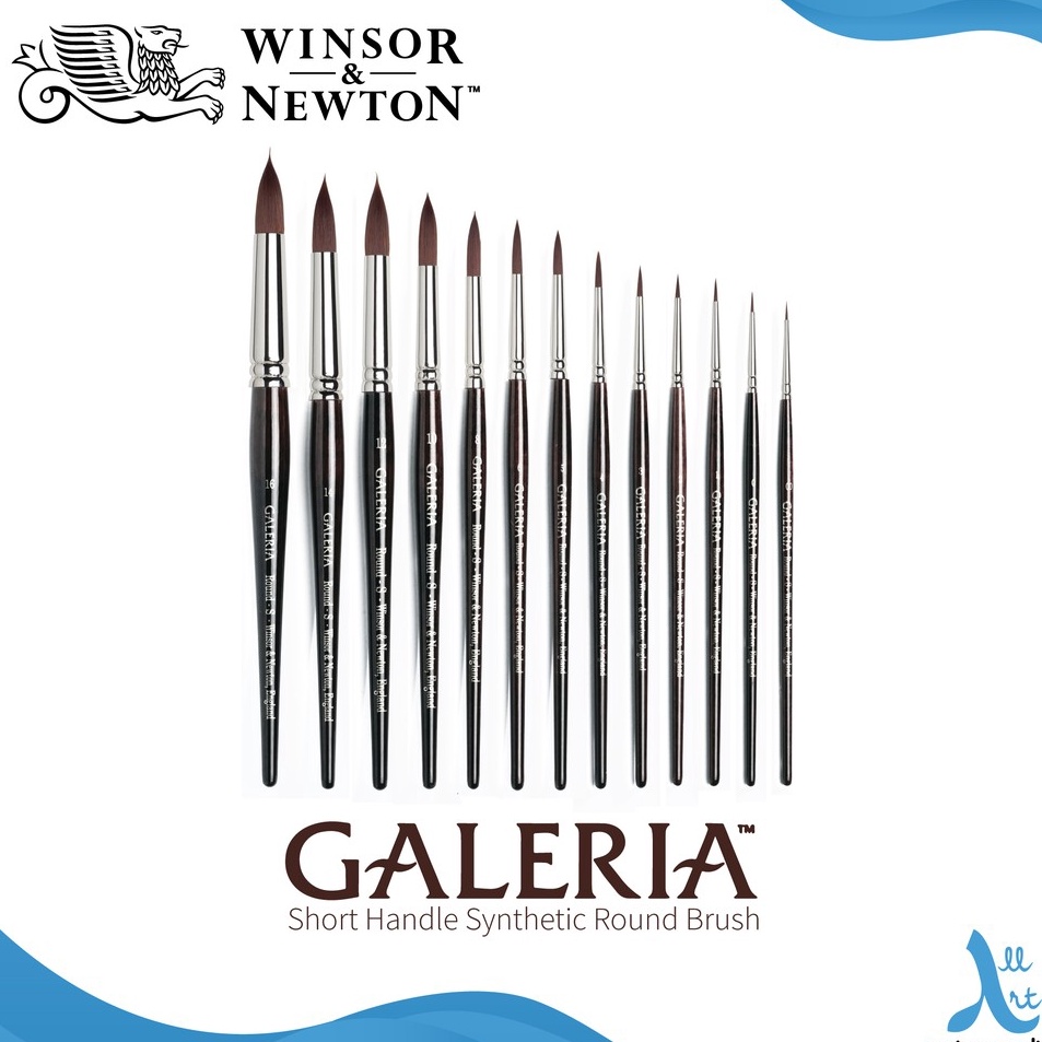 

Winsor Newton Galeria Round Short Handle Synthetic Brush