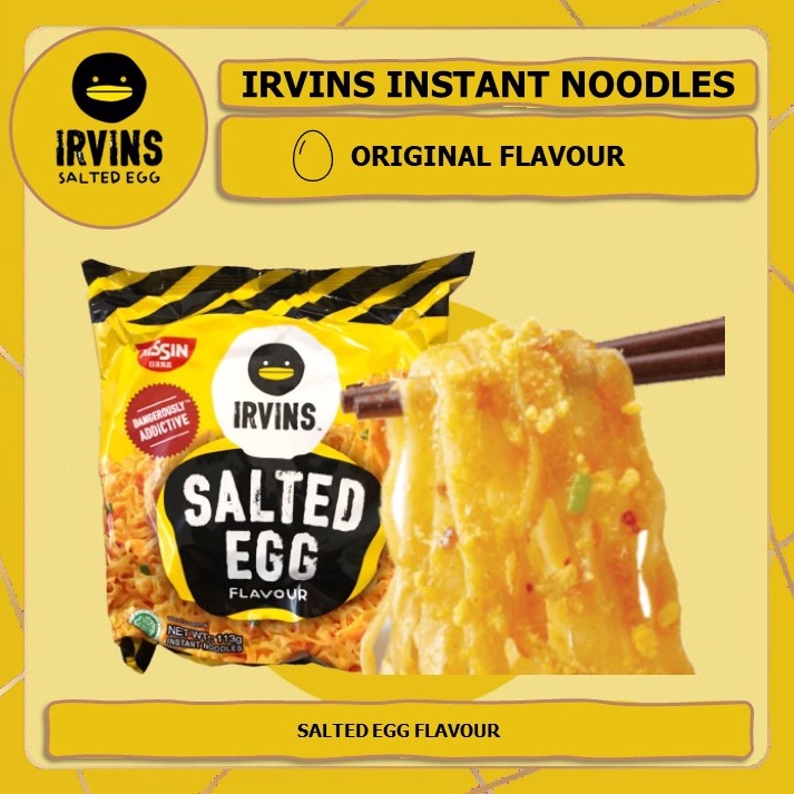 

Terlaris Irvins Instant Noodles Salted Egg Flavour OriginalSpicy