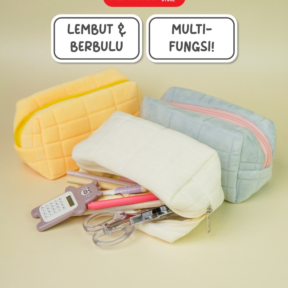 

Flashee Kotak Pensil Aesthetic Korea Bulu Lucu Cloudy Pencil Bag Large Tempat Pensil Sekolah Flashee Muji Style Muat Banyak Kapasitas Besar Multifungsi
