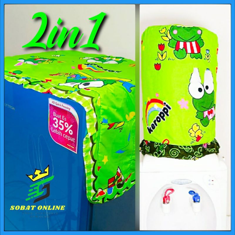 TAPLAK KULKAS DAN SARUNG GALON 1 SET