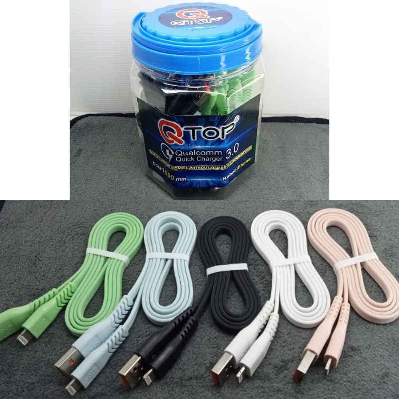 Kabel Data Qtop Micro Type C Iphone