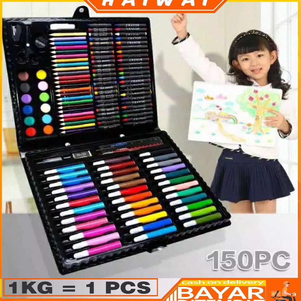 

Terkini HaiWai COD Krayon Set Koper Alat Lukis Lengkap Crayon Full Set Kualitas Impor STY1
