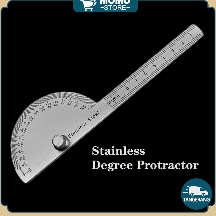 

Stainless Degree Protractor18Busur DerajatPenggaris Busur Alat Ukur Sudut