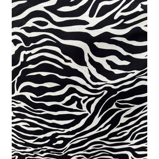 Dijamin Ori kain katun rayon viscose premium motif zebra