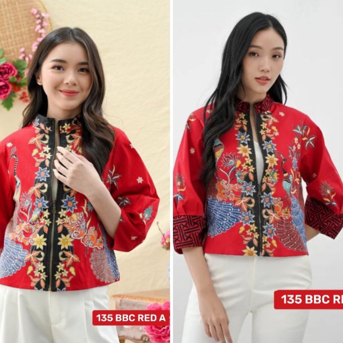 Jangan Sampai Kehabisan JACKET 135 BBC REDBATIK IMLEK CNY CHEONGSAM