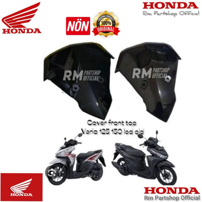 front top panel tameng kecil dasi vario 125 150 led 2015 2017 K59 hitam non original