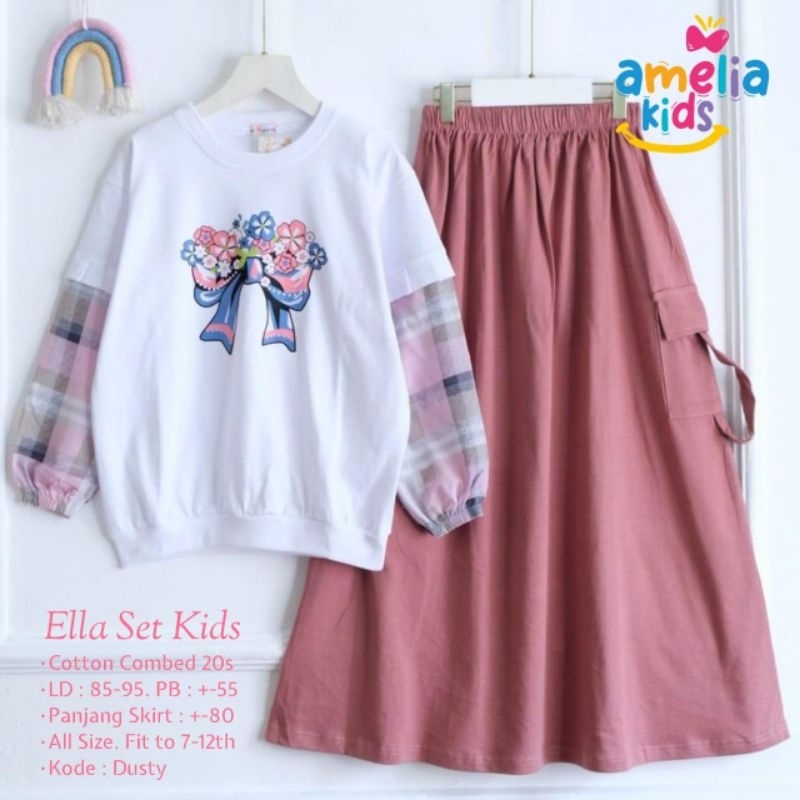 ELLA SET KIDS BY AMELIA KIDS MAT COTTON COMBED