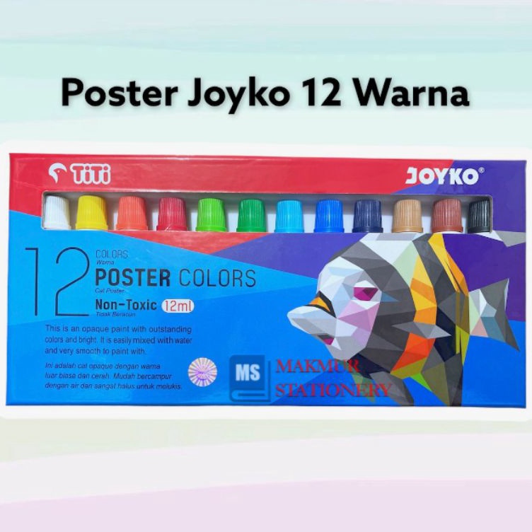 

Color Cat Joyko TiTi POC12ML12 Warna Colors