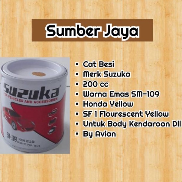 

Readystock Cat Besi Body Kendaraan Dll Warna Emas