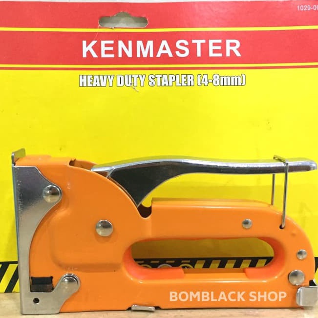 

Stapler KENMASTER Staples Steples Tembak Jok Motor Tacker Oren