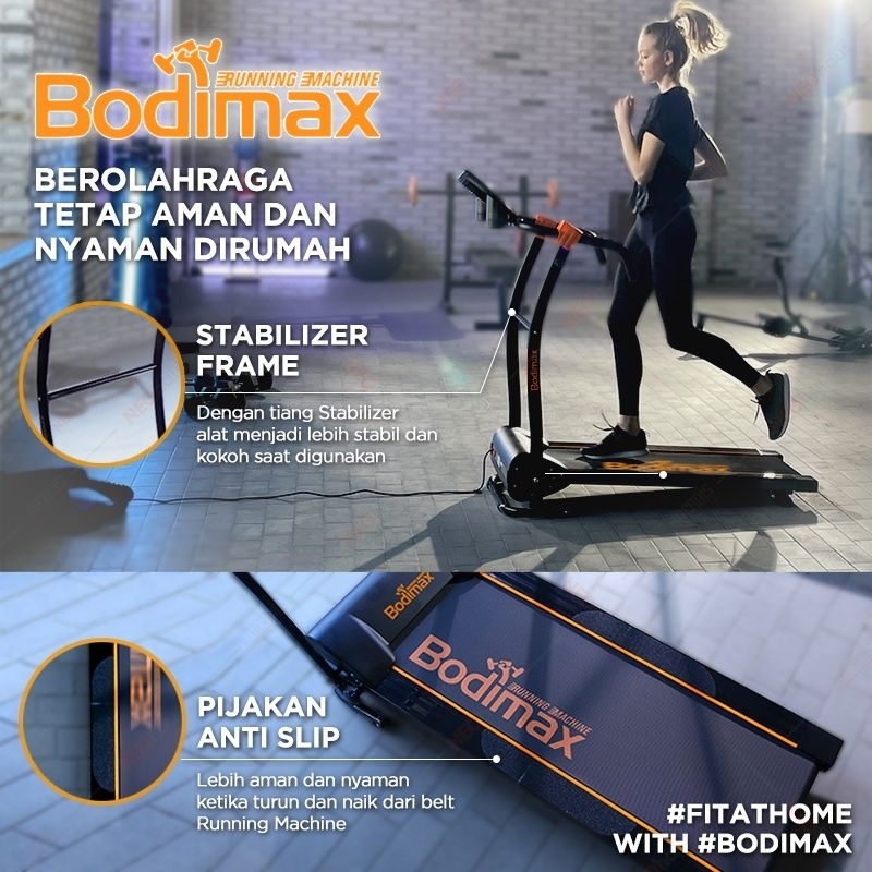 Treadmill bodimax new running machine