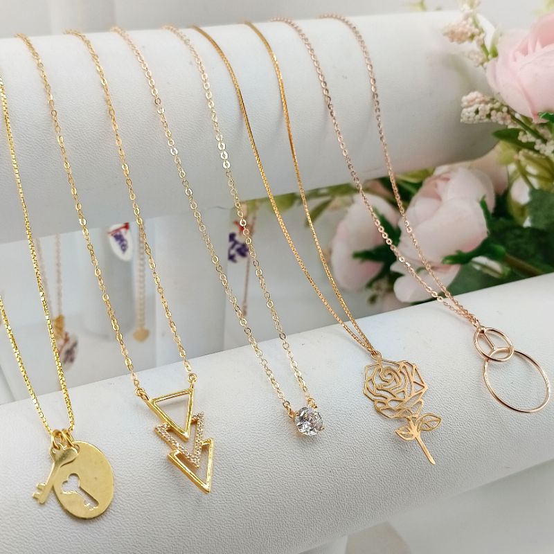 kalung emas mendel 17K