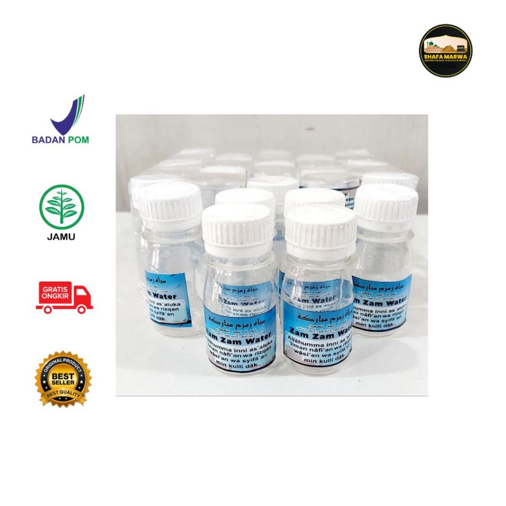 

Botol kosong zam zam 50 ML ( isi 30 Botol )