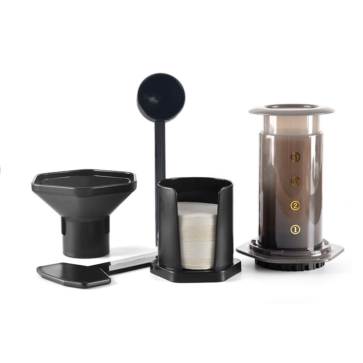 Set Alat Pembuat Kopi Portable French Press Coffee Maker Expresso Mesin Pres Kopi Kedai