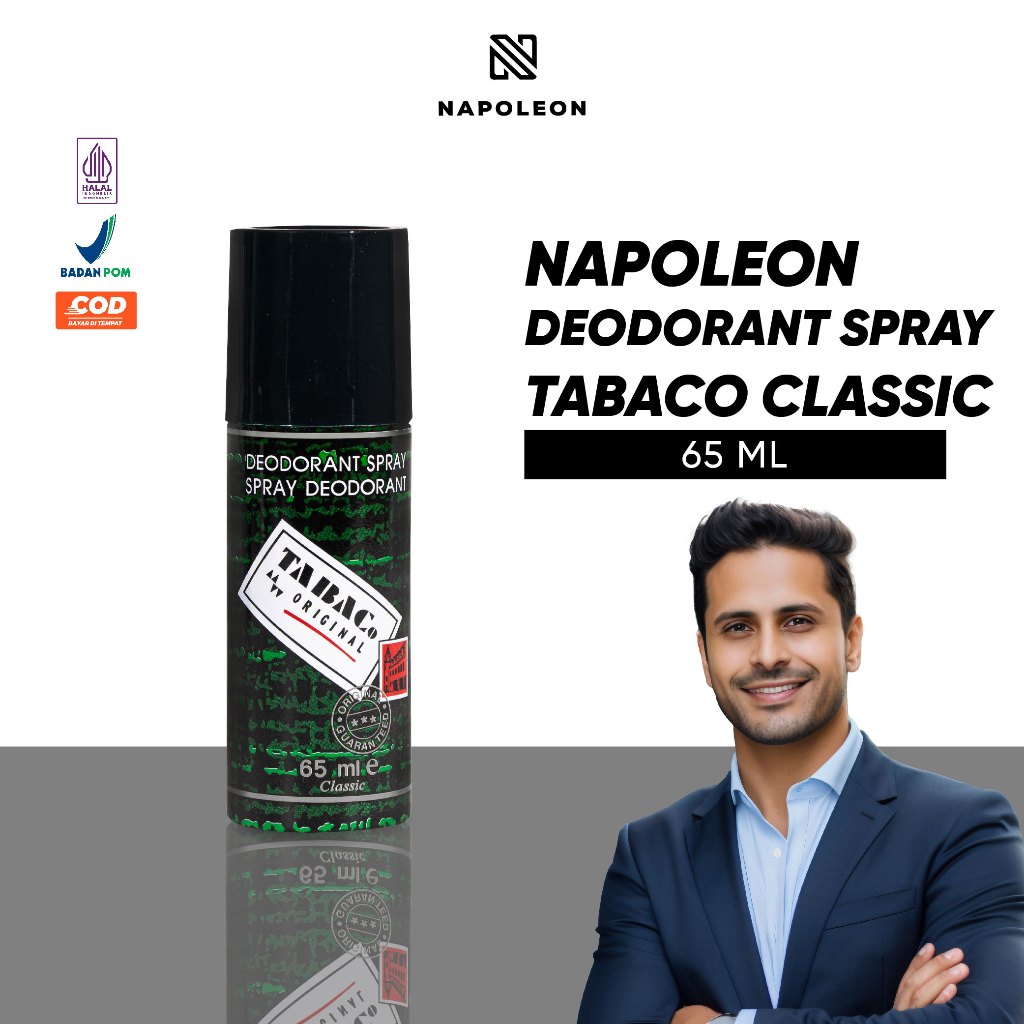 TABACO Deodorant Spray Hijau 65 ML