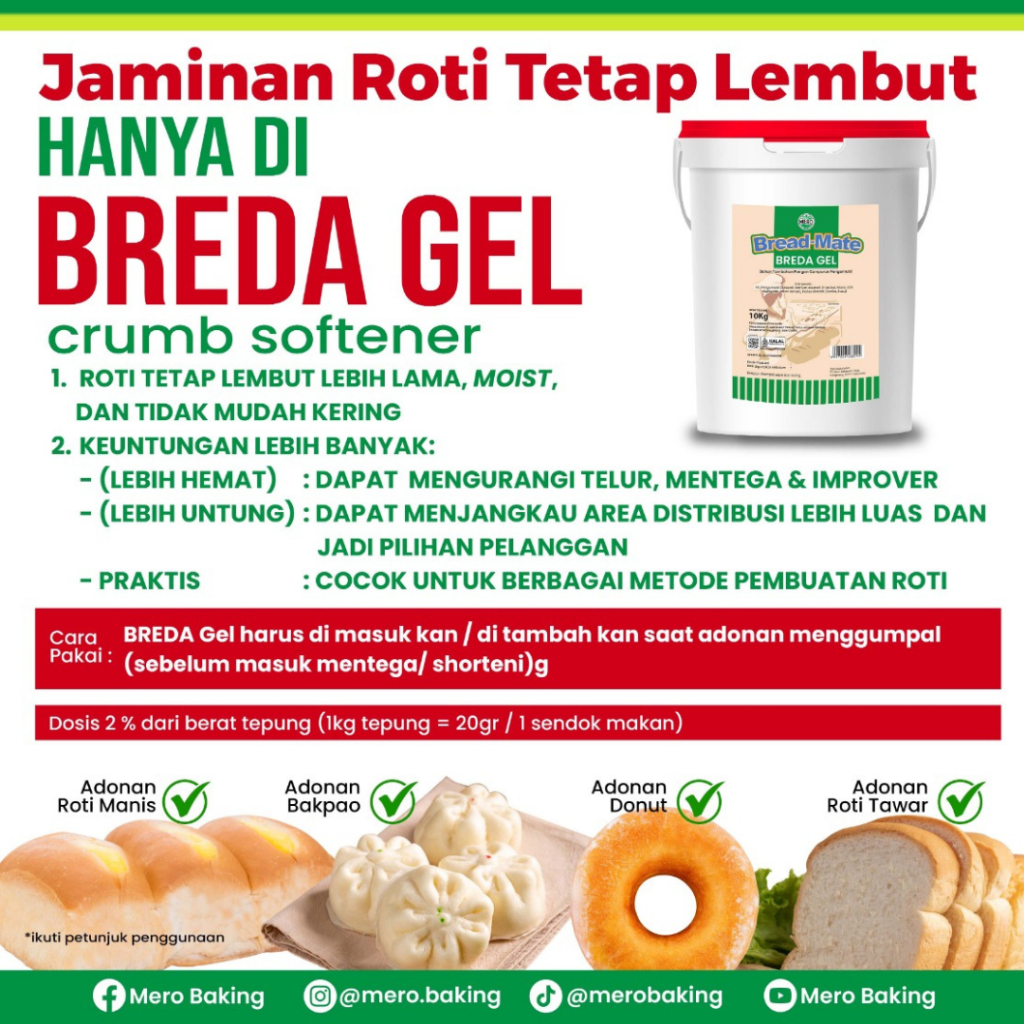 

RK60 Breadmate Breda Gel (breadgel) 4 Kg