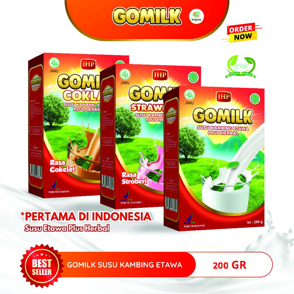 

Susu Kambing Etawa Herbal Gomilk