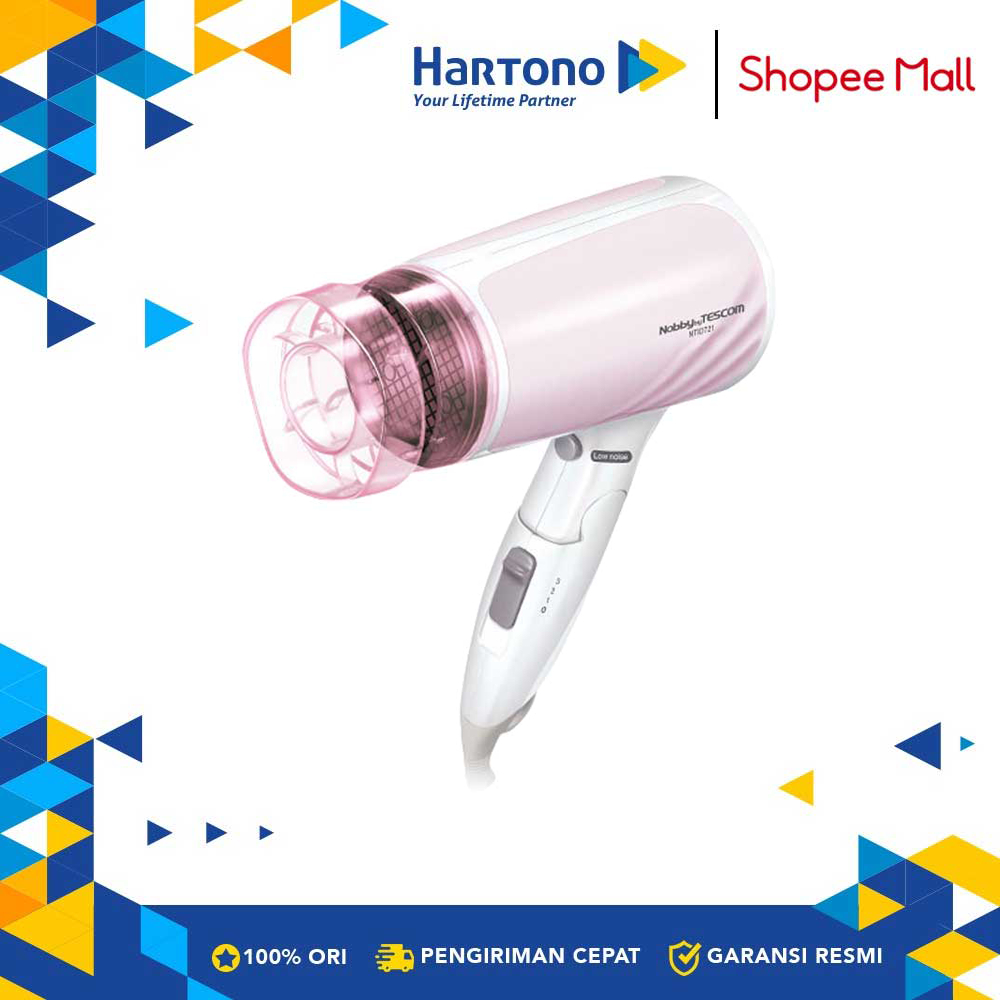 Tescom NTID721 Pengering Rambut Ion, Resmi Indonesia