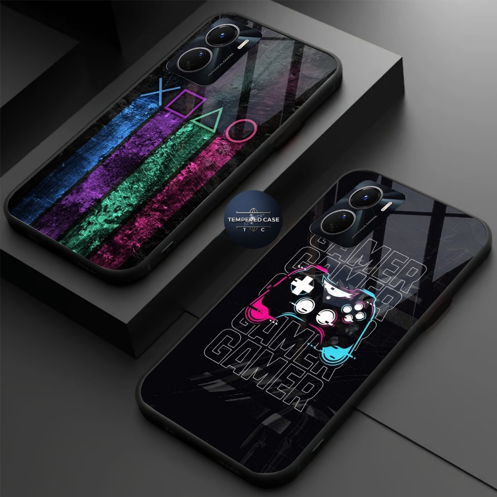 Softcase Glass Kilau Kaca VIVO Y16 VIVO Y16  Case VIVO Y16 casing handphone VIVO Y16