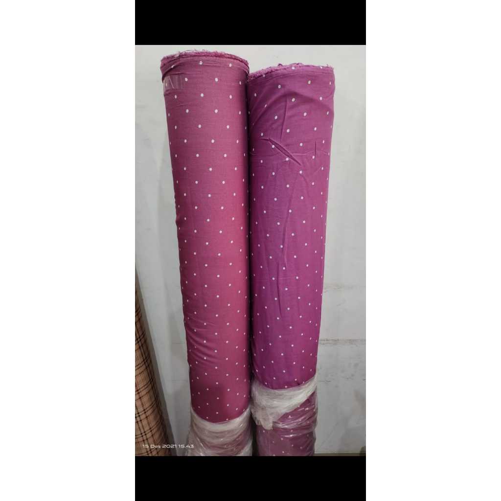 kain bahan polkadot polka bahan kain katun rayon viscose premium
