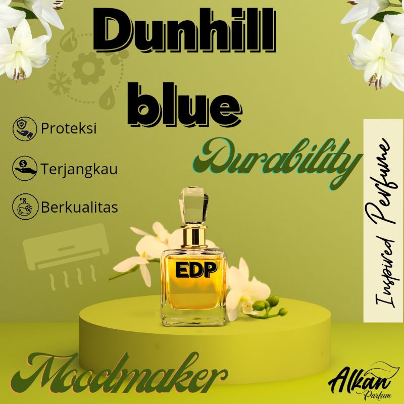 parfum murah DUNHILL BLUE BY ALKAN PARFUM, KEMASAN BOTOL 30ML DAN BOTOL 50ML