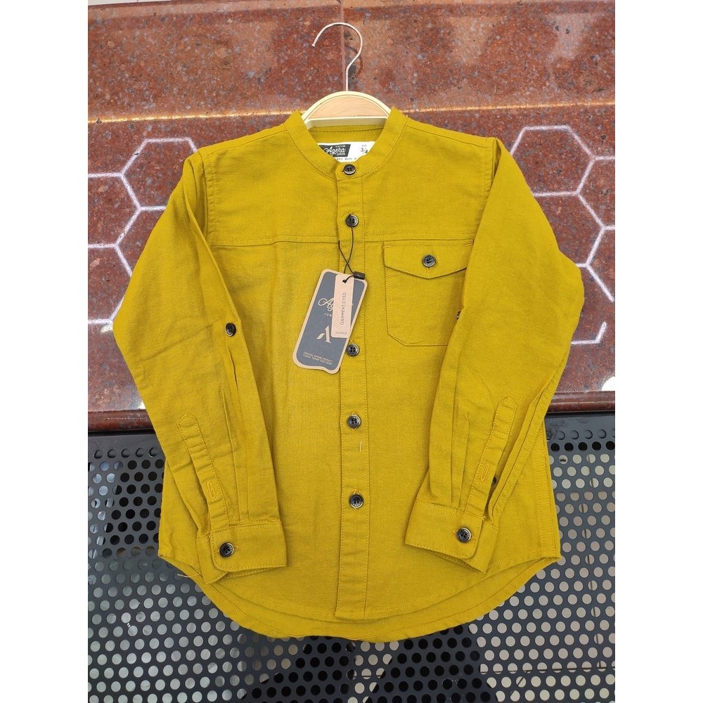 AGERA JUNIOR - kemeja koko pocket - kemeja koko anak anak terbaru agera junior with pocket