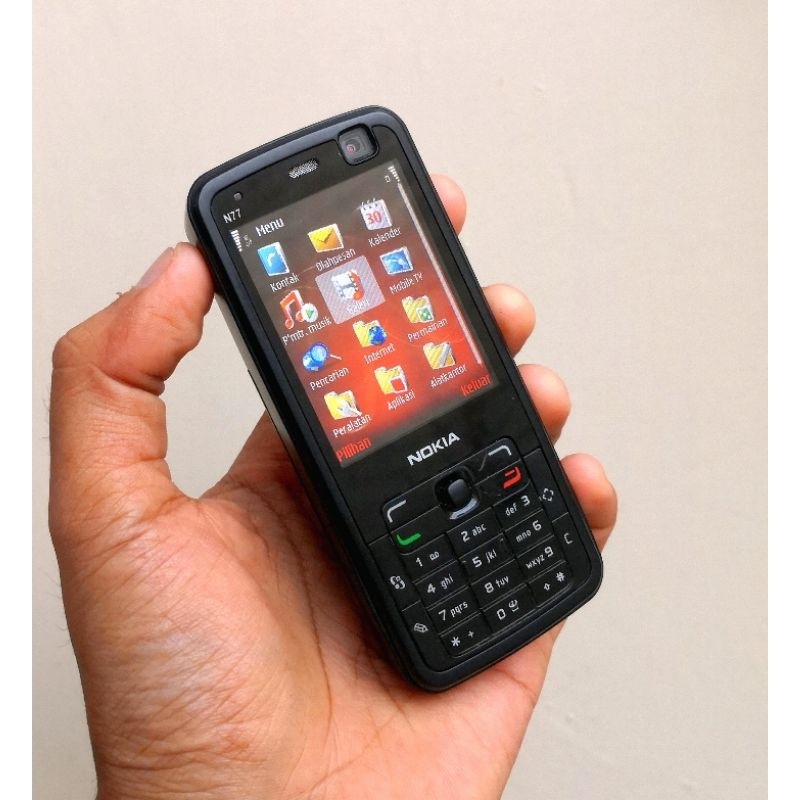 Hp jadul Nokia N77 original langka normal mulus not nokia 6600 7610 n73 n70