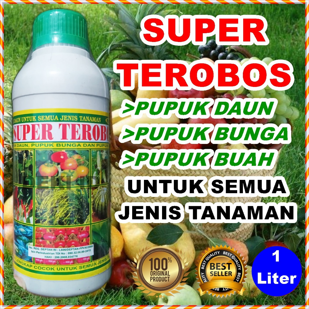 Super Terobos Plus ZPT POC Pupuk Organik Cair Buah Lebat Bunga Sayuran dan Tanaman Hias NPK (COD)