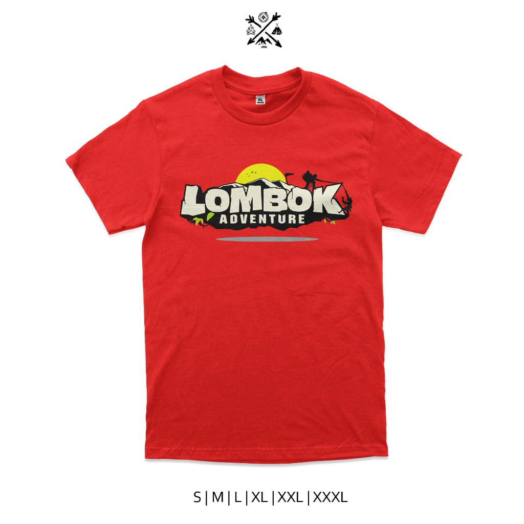 kaos lombok adventure kaos lombok indonesia combed 24s