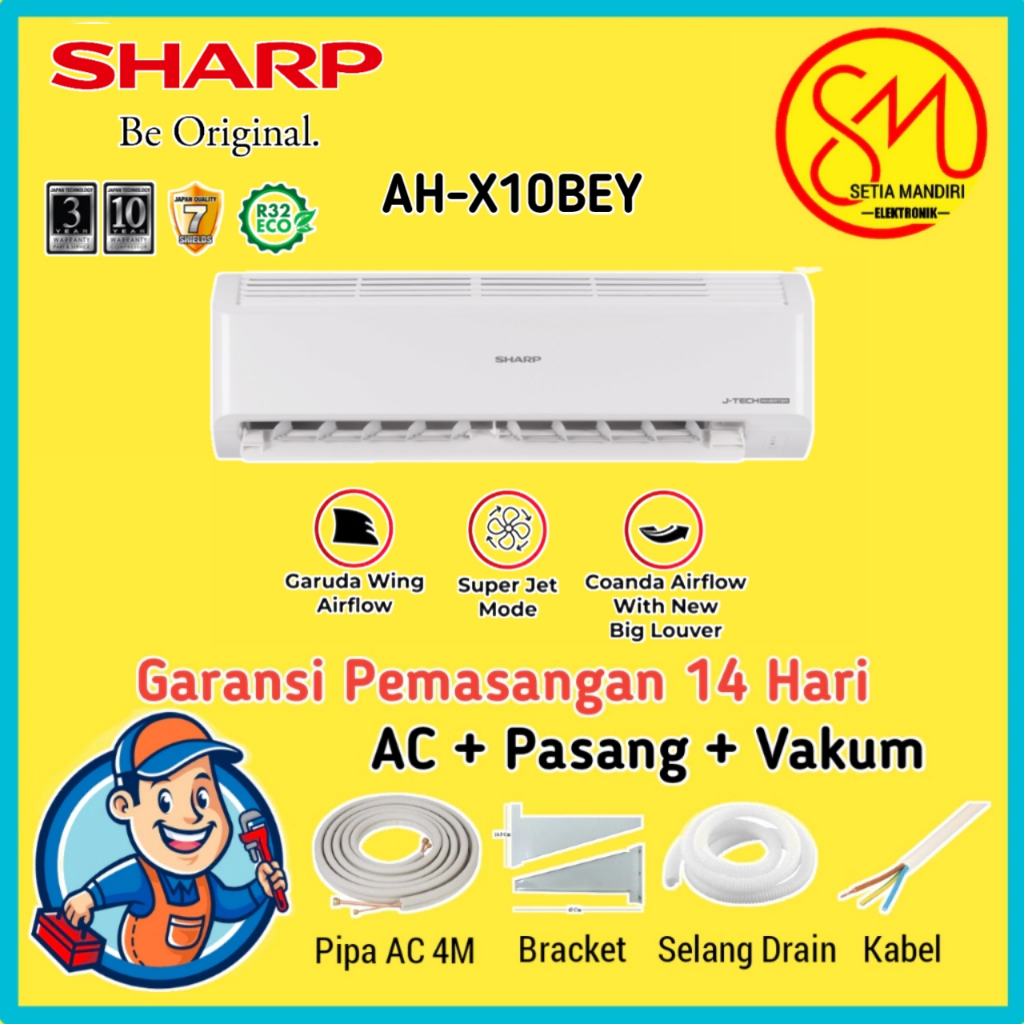 AC Sharp AH-X10BEY Split Inverter 1 PK
