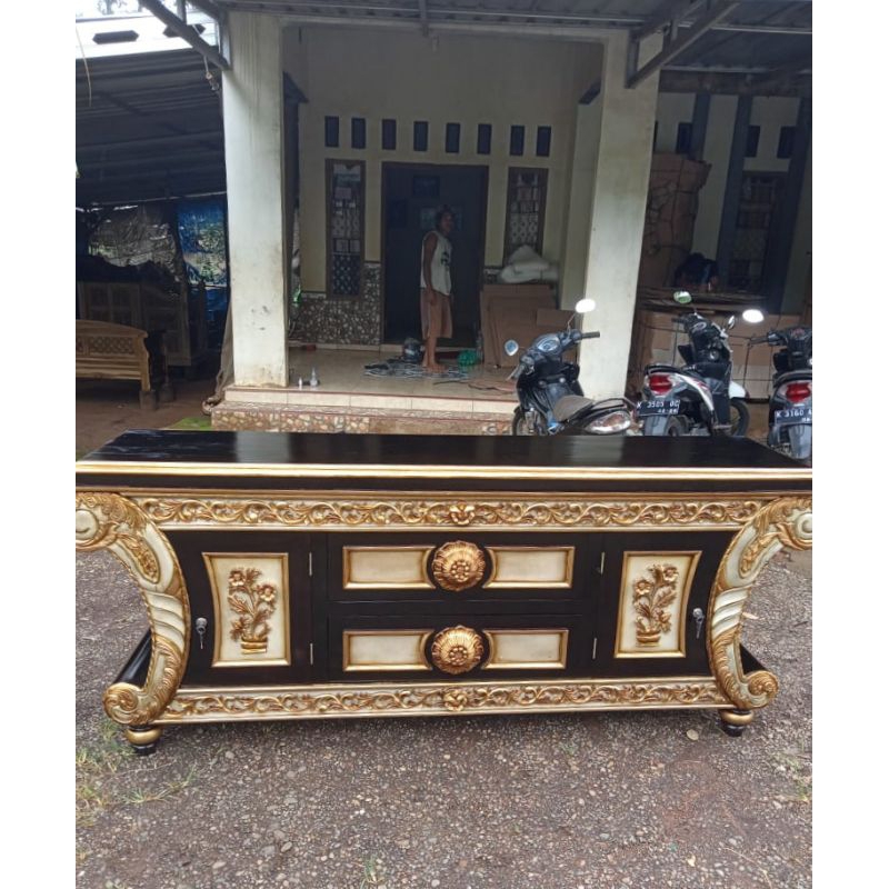 bufet tv jati bufet ukir jepara