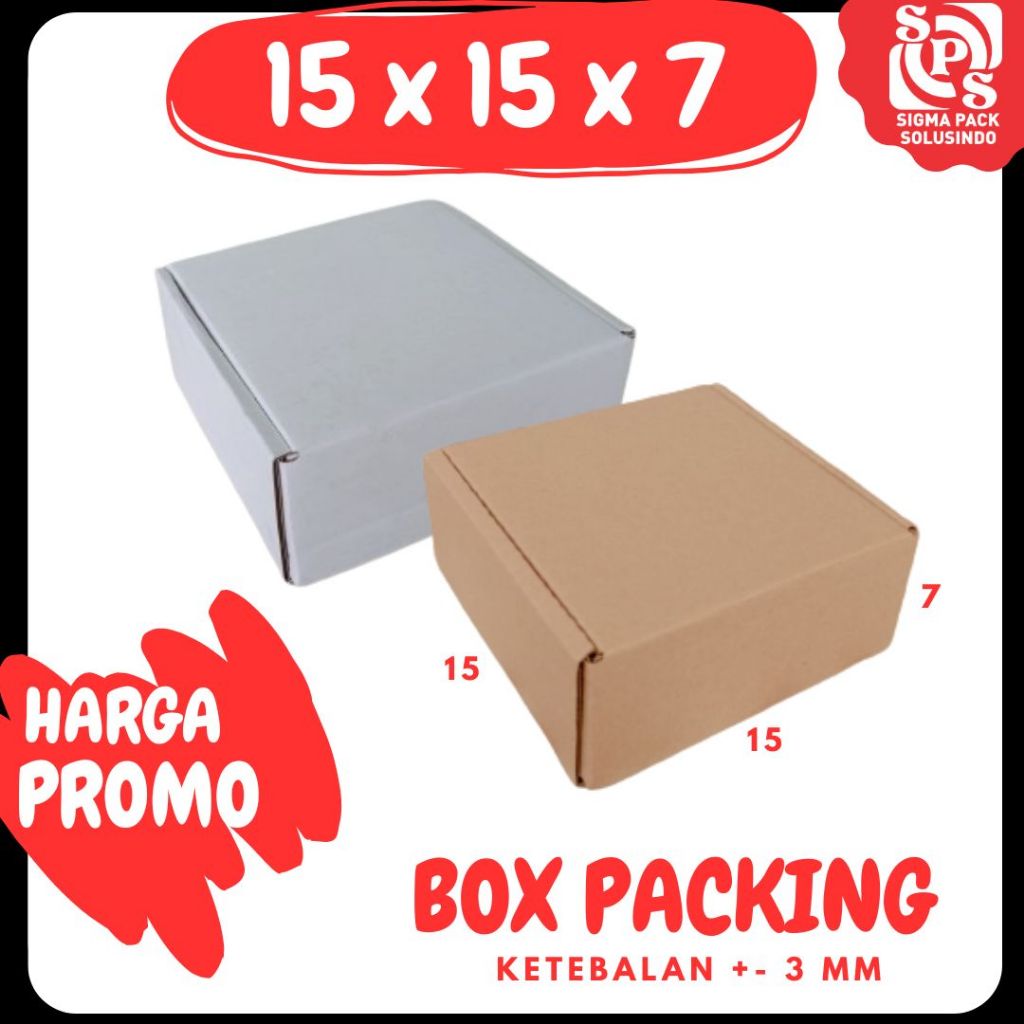 

Kardus 15x15x7 LS box dus packing kotak kemasan karton hampers minyak wangi kosmetik