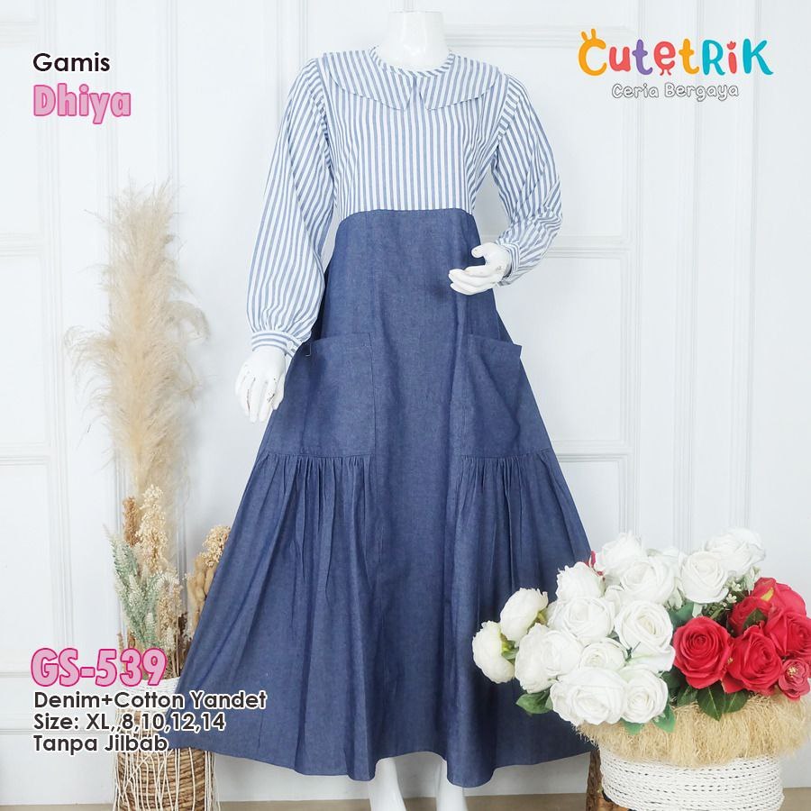 Gamis Dhiya Cutetrik GS-539